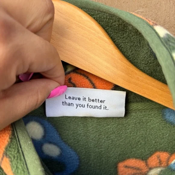 Parks Project Mushroom Fleece Pullover Small - Picture 4 of 9